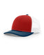 Richardson 112 - Snapback Trucker Cap - Red / White / Navy