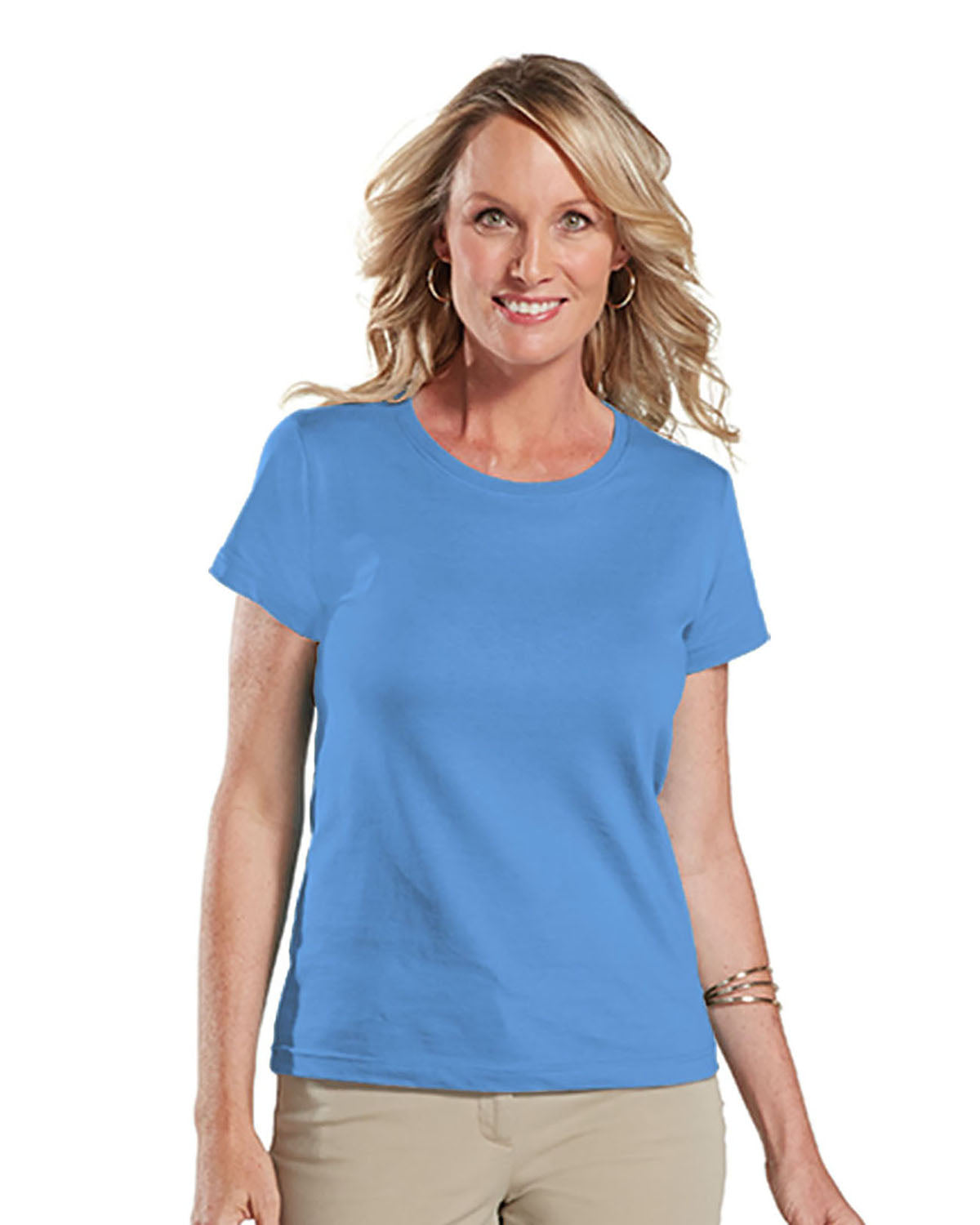 Women's Fine Jersey T-Shirt - Carolina Blue