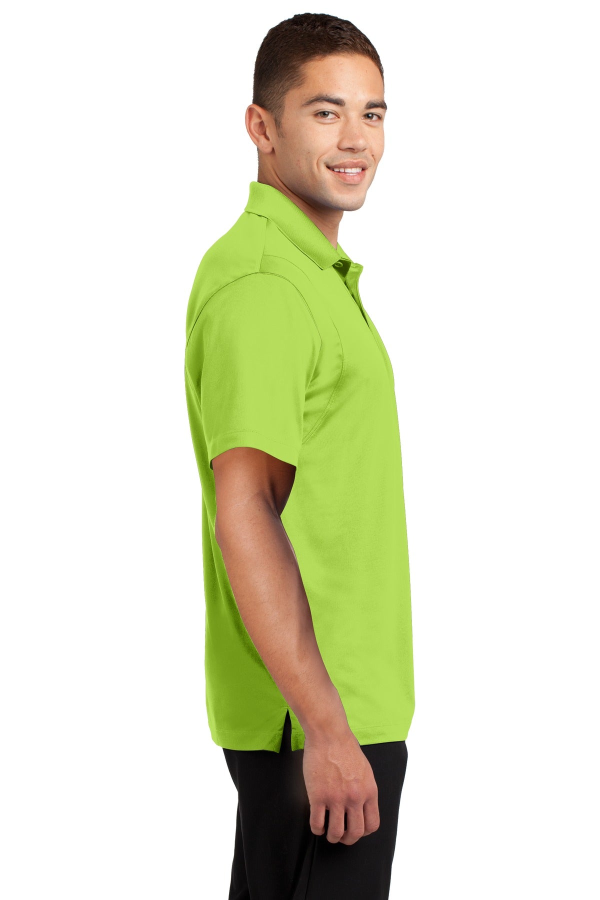 Men's Micropique Sport-Wick Polo - Lime Shock