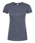 Women's Poly-Rich Slim Fit Tee - Heather Navy