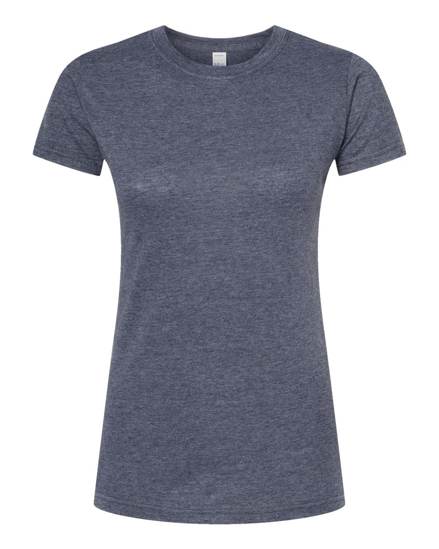 Women's Poly-Rich Slim Fit Tee - Heather Navy