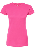 Women's Slim Fit Fine Jersey Tee - Fuchsia