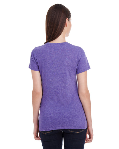 Women's Featherweight V-Neck T-Shirt - Heather Purple