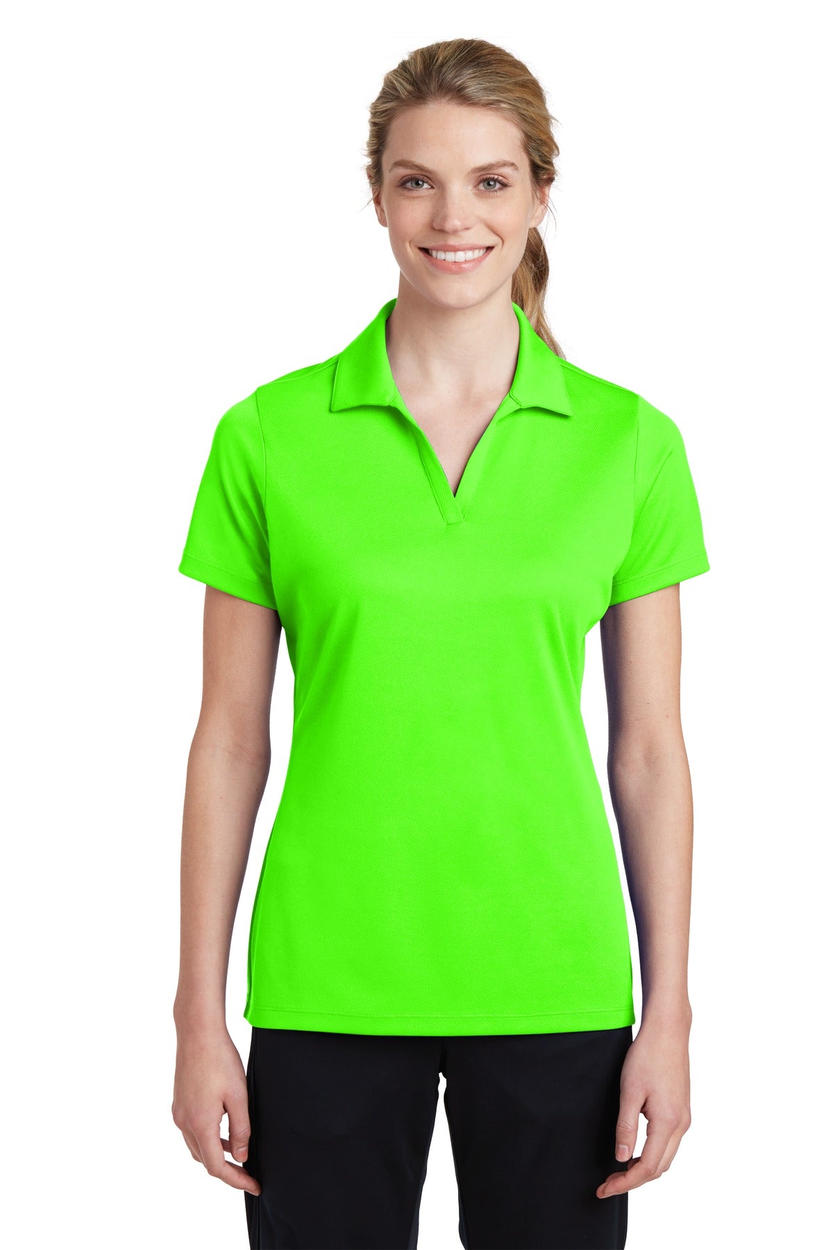 Women's PosiCharge RacerMesh Polo - Neon Green