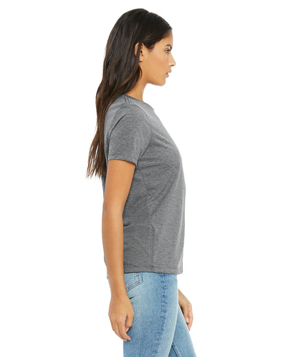 Women's Triblend Relaxed Jersey Short-Sleeve T-Shirt - Gray Triblend