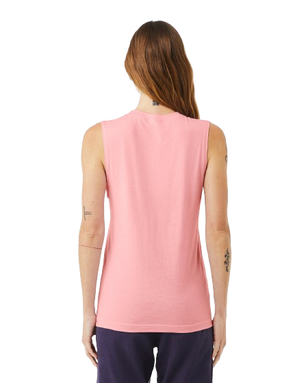 Unisex Jersey Muscle Tank - Pink