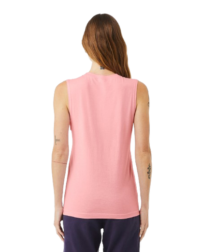 Unisex Jersey Muscle Tank - Pink