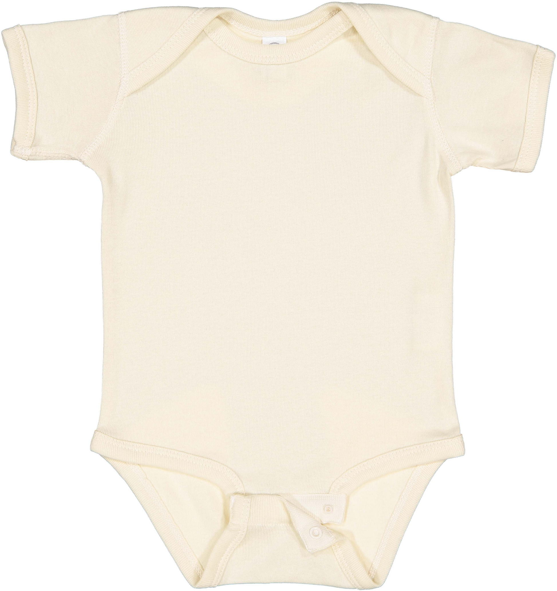 Infant Baby Rib Bodysuit - Natural