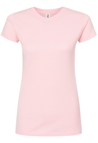 Women's Slim Fit Fine Jersey Tee - Pink