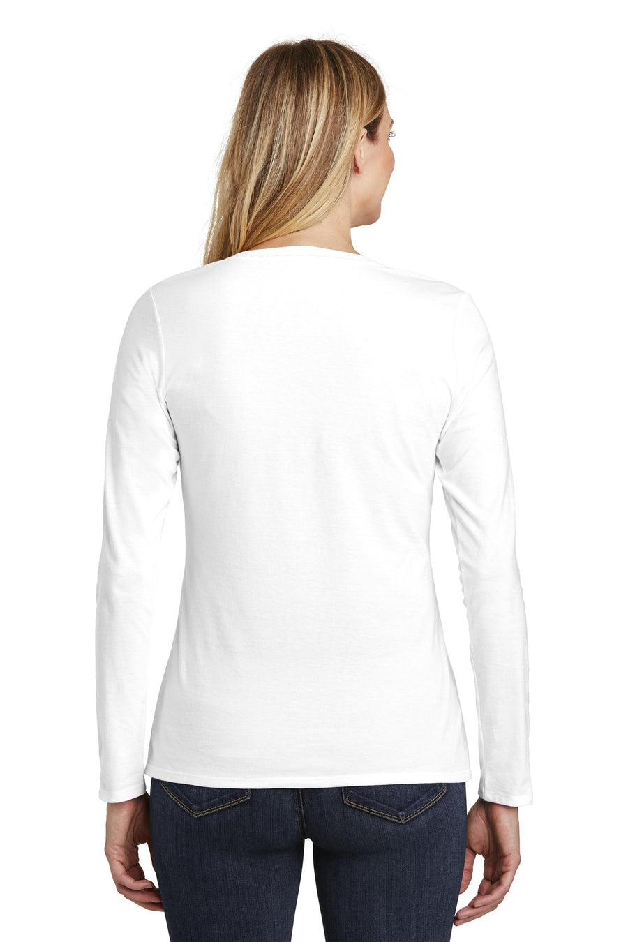 Women's Very Important Tee Long Sleeve V-Neck - White