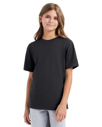 Youth Perfect-T Short Sleeve Tee - Charcoal Heather