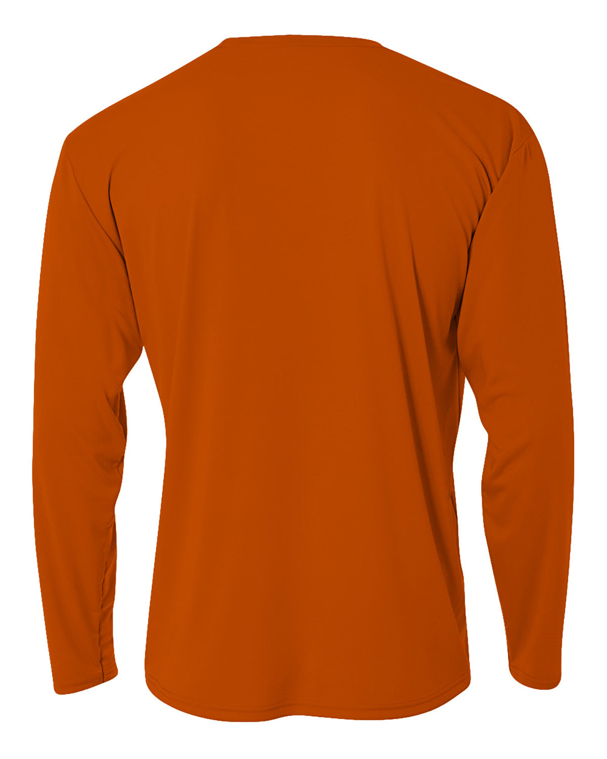 Men's Cooling Performance Long Sleeve T-Shirt - Burnt Orange