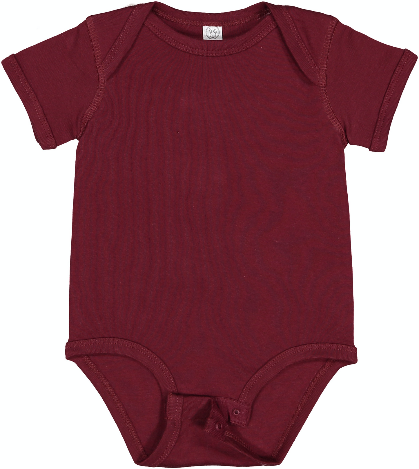 Infant Baby Rib Bodysuit - Maroon