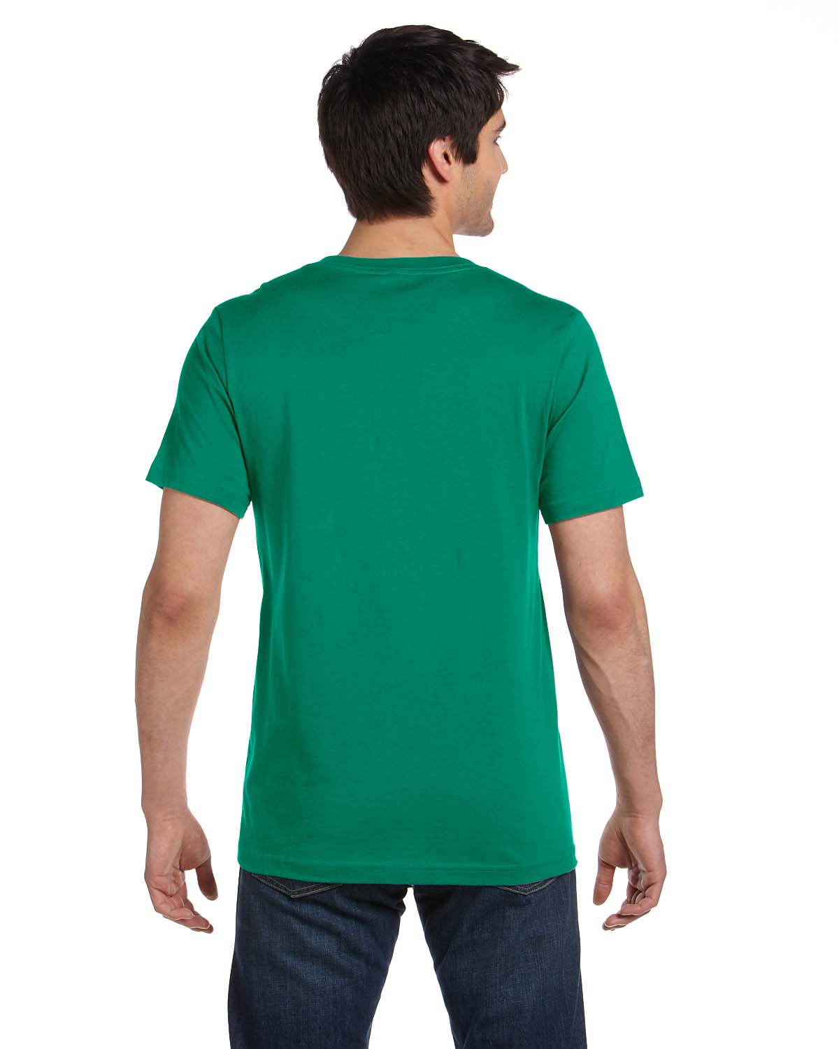 Unisex Jersey Short-Sleeve V-Neck T-Shirt - Kelly