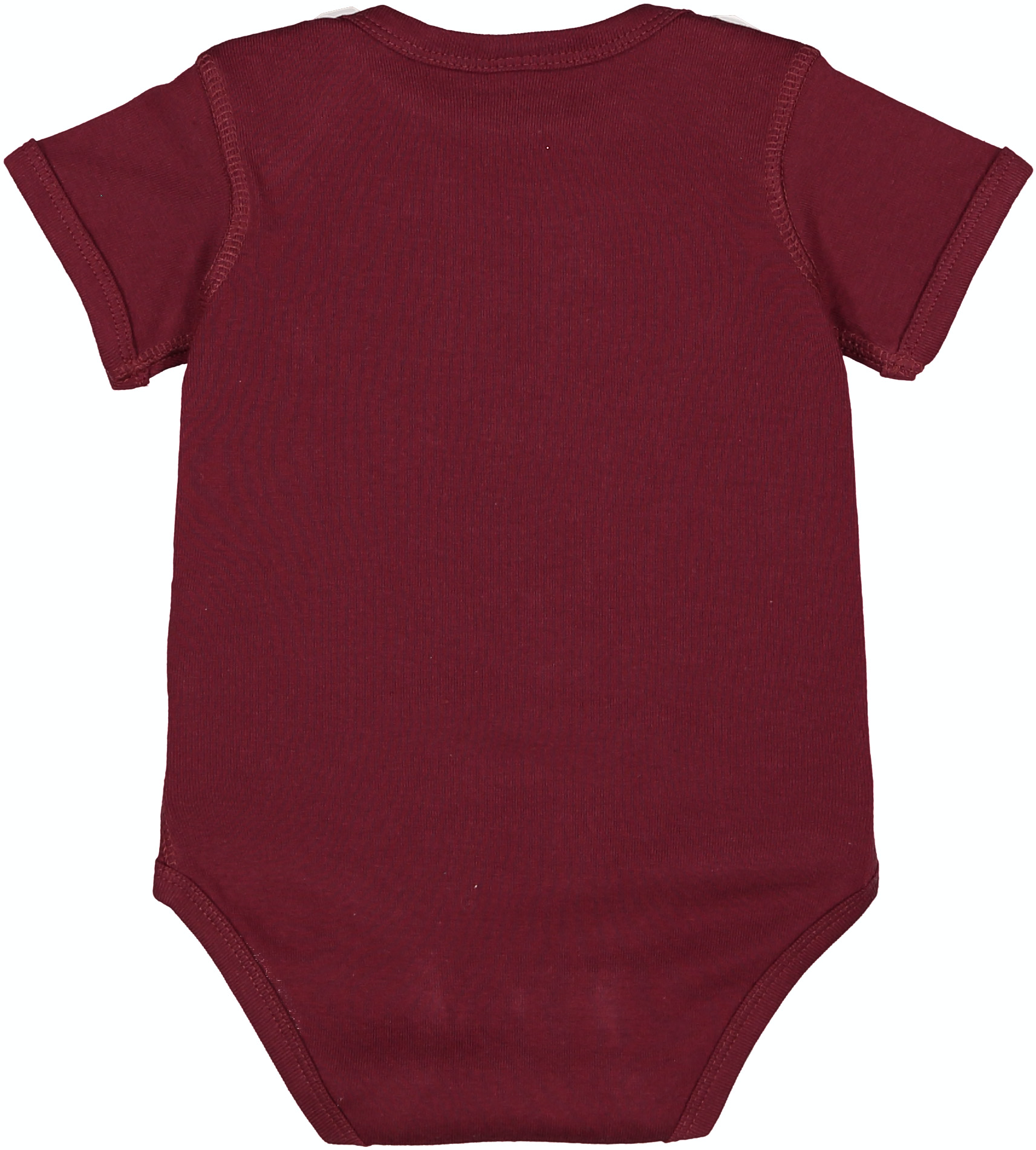 Infant Baby Rib Bodysuit - Maroon