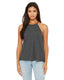 Bella + Canvas 8809 - Women's Flowy High Neck Tank - Heather Dark Gray