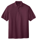 Unisex Silk Touch Polo - Maroon