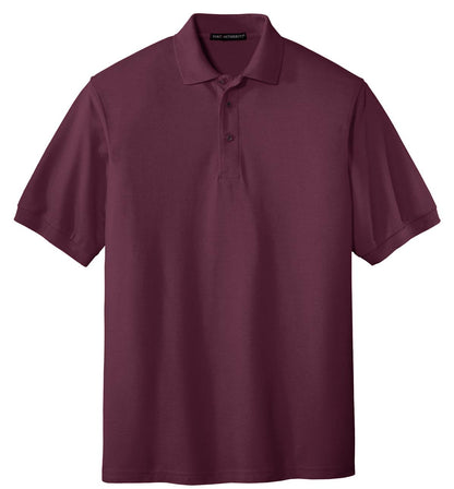 Unisex Silk Touch Polo - Maroon