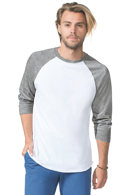 Baseball T-Shirt - White / Vintage Heather