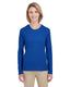 UltraClub 8622W - Women's Cool & Dry Performance Long-Sleeve Top - Royal