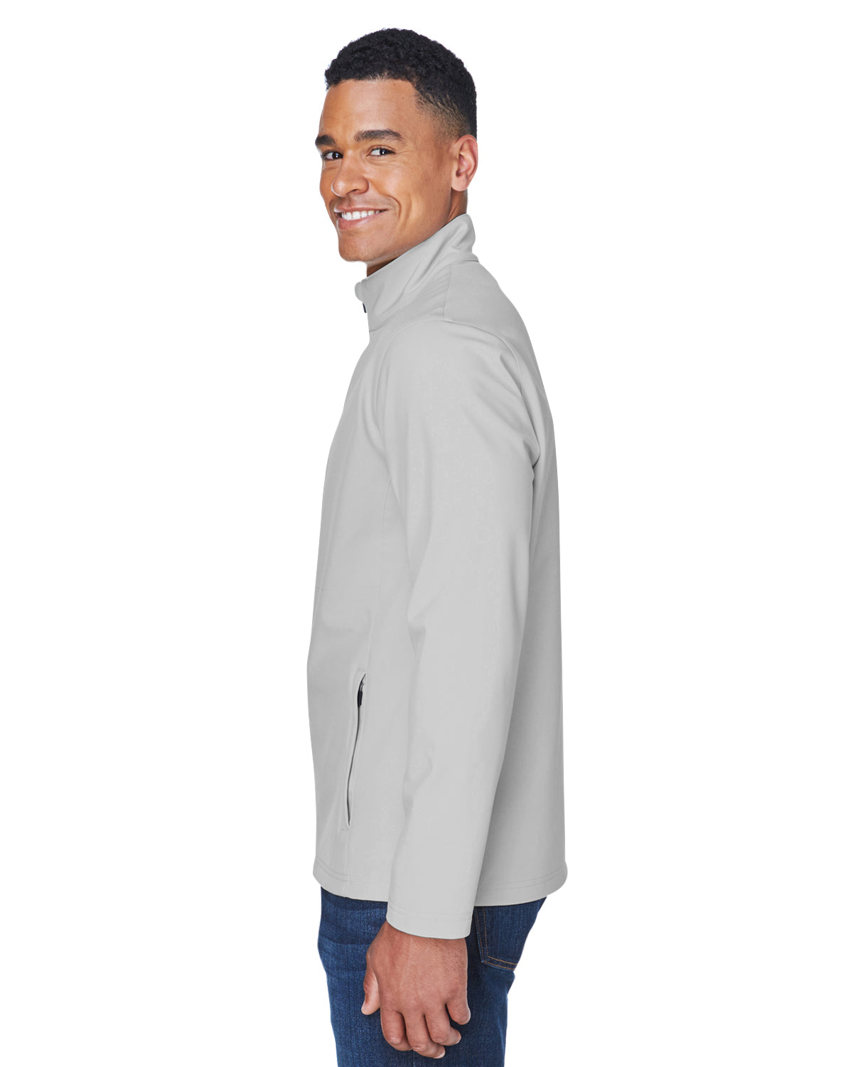 Men's Leader Soft Shell Jacket - Sport Silver