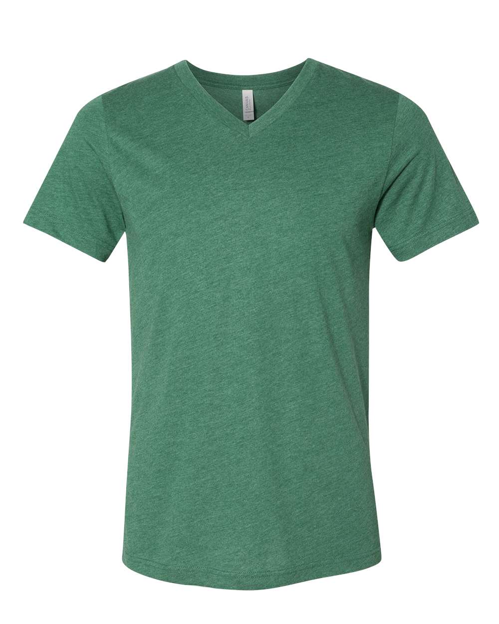Unisex Jersey Short-Sleeve V-Neck T-Shirt - Heather Grass Green