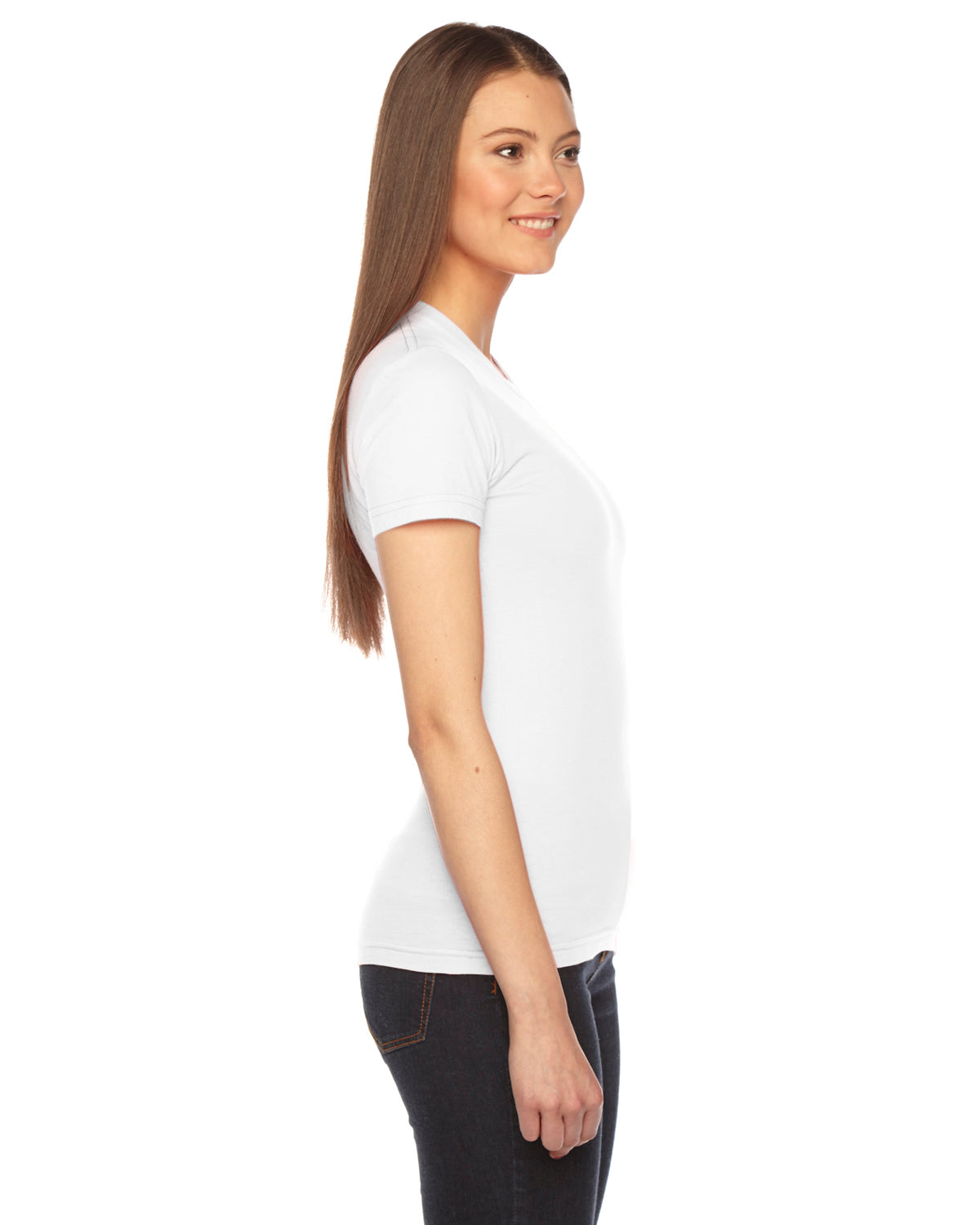 Women's Fine Jersey Short-Sleeve T-Shirt - White