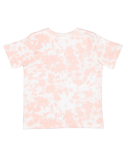 Toddler Fine Jersey T-Shirt - Rose Tie Dye