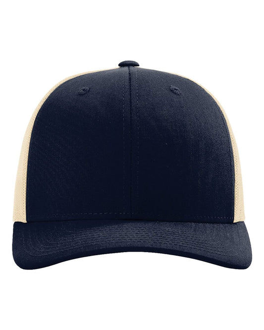 Low Pro Trucker Cap - Navy/ Khaki