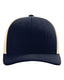 Richardson 115J1 - Low Pro Trucker Cap - Navy/ Khaki
