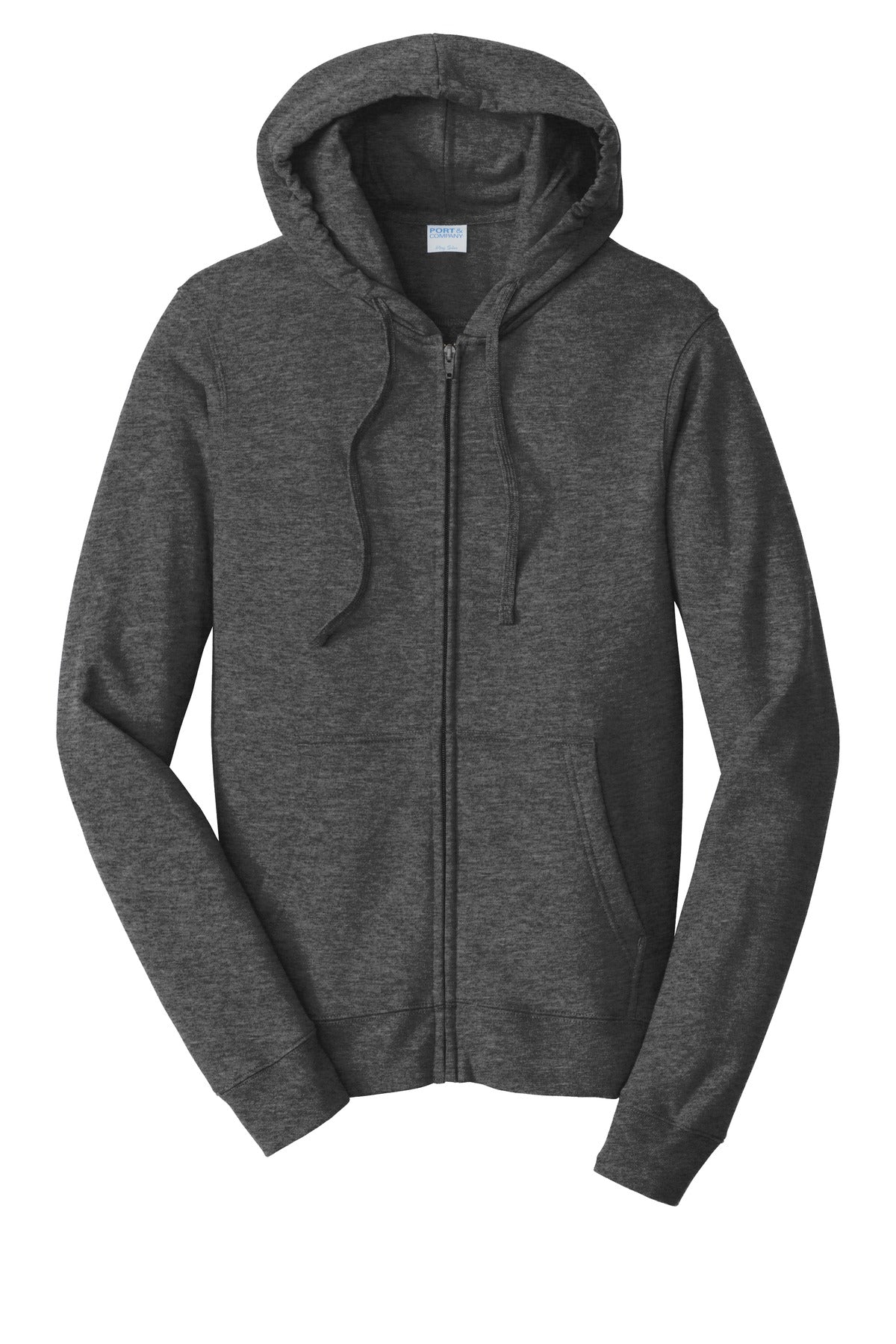 Unisex Fan Favorite Fleece Full-Zip Hoodie - Dark Heather Gray