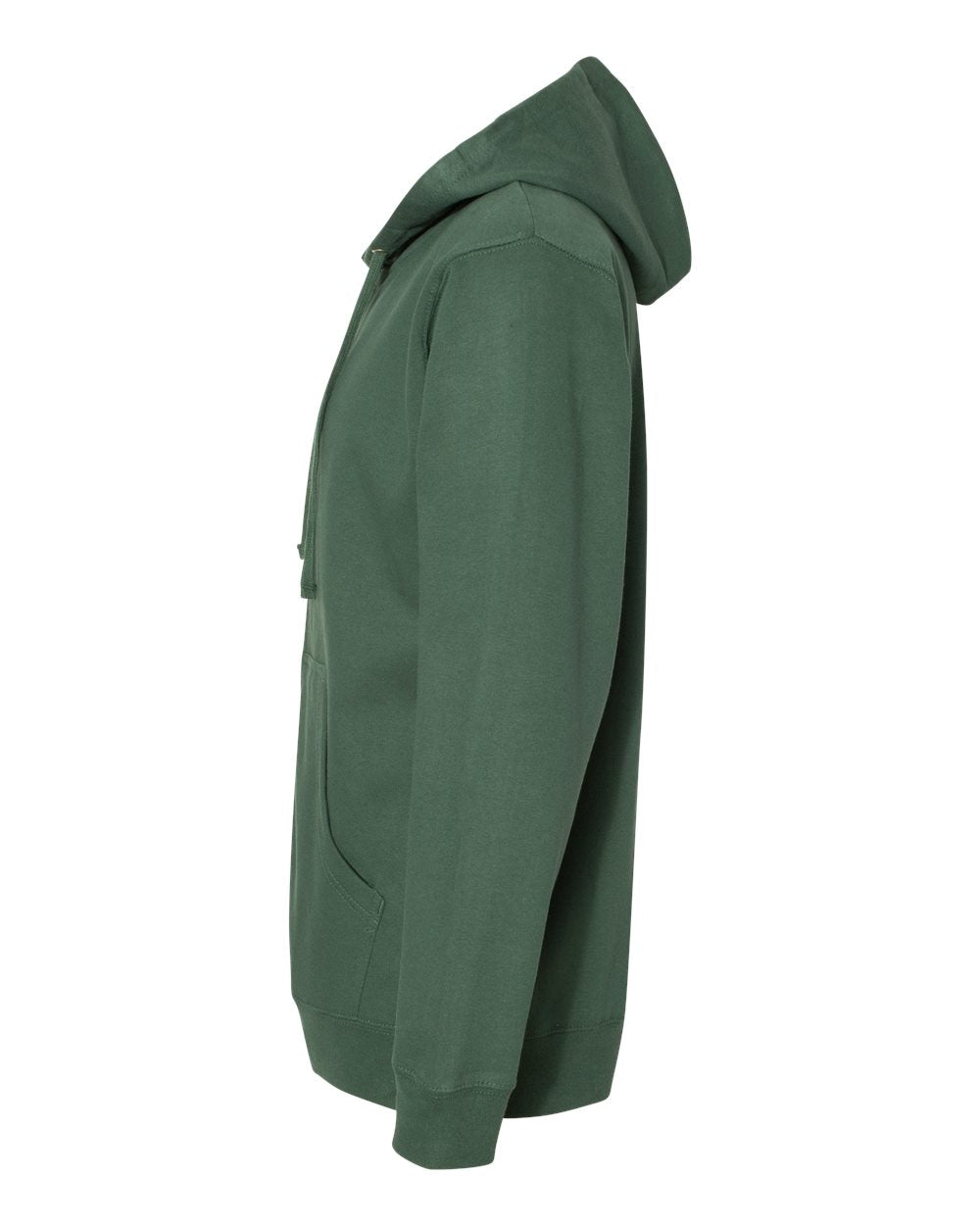 Unisex Midweight Full-Zip Hoodie - Alpine Green