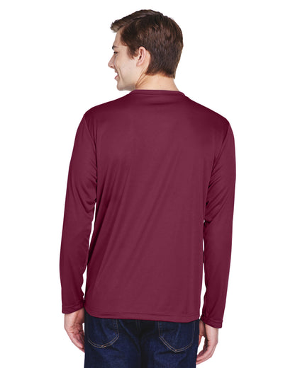 Men's Zone Performance Long-Sleeve T-Shirt - Sport Maroon