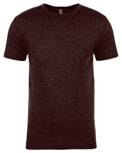 Unisex Triblend Crew - Cardinal Black