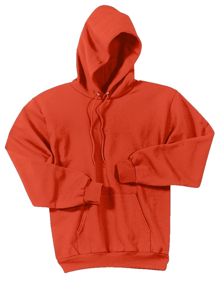 Unisex Core Fleece Pullover Hoodie - Orange