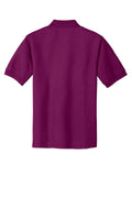 Unisex Silk Touch Polo - Deep Berry