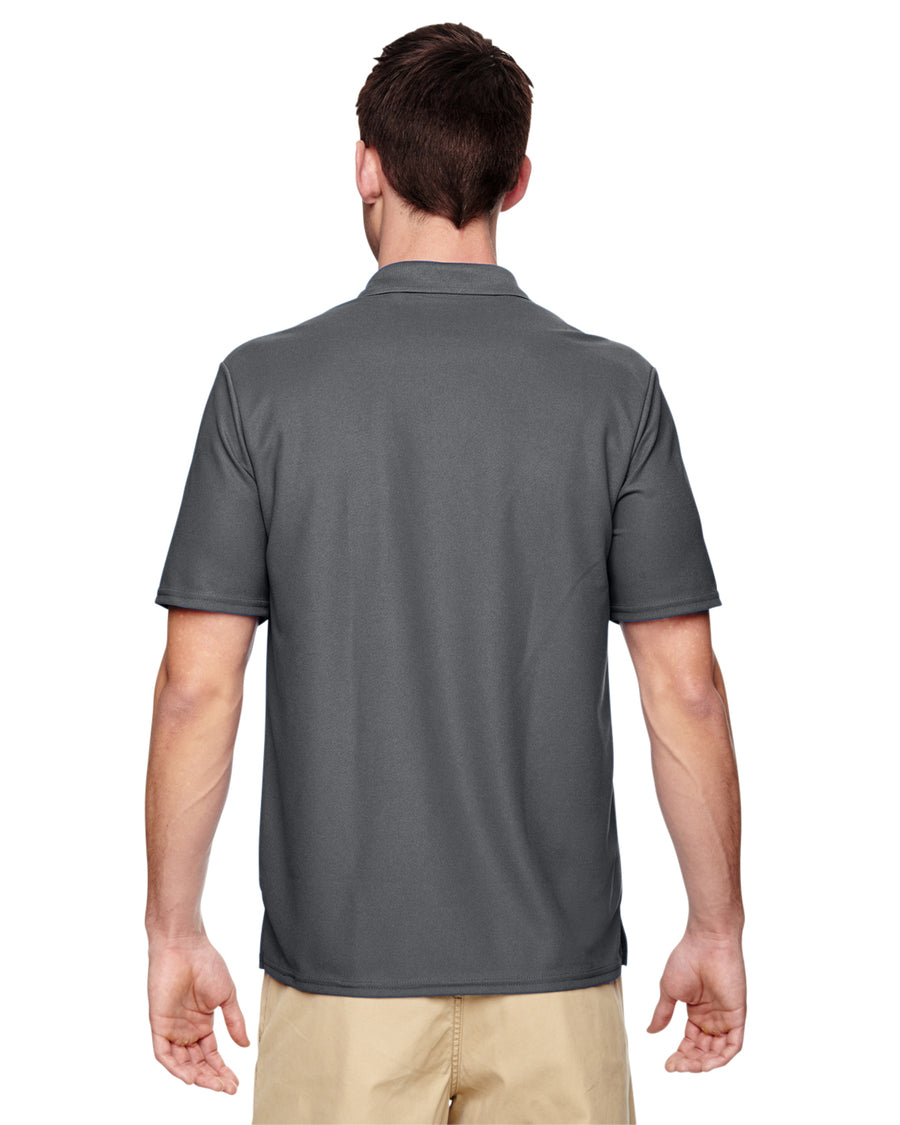Unisex Performance® Double Piqué Polo - Charcoal
