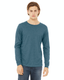 Bella + Canvas 3501CVC - Unisex Jersey Long-Sleeve T-Shirt - Heather Deep Teal