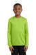 Sport-Tek YST350LS - Youth Long Sleeve PosiCharge Competitor Tee - Lime Shock