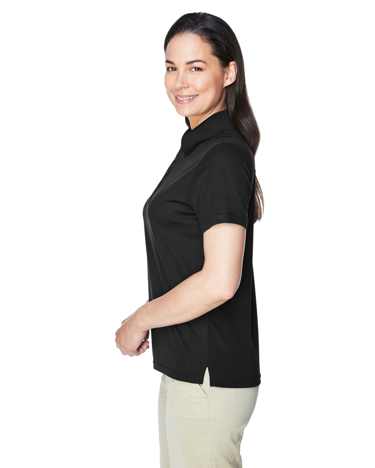 Women's Origin Performance Piqué Polo - Black