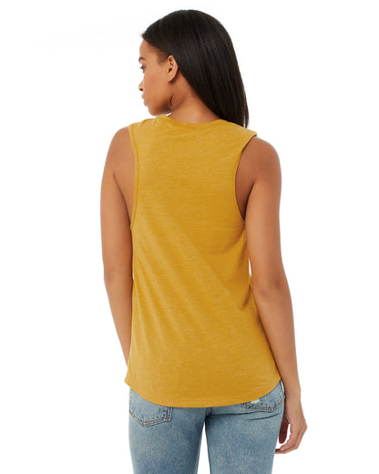 Women's Jersey Muscle Tank - Heather Mustard