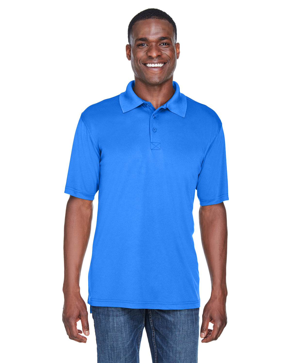 Men's Cool & Dry Sport Performance Interlock Polo - Royal