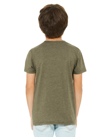 Youth Triblend Short-Sleeve T-Shirt - Olive Triblend