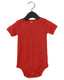 Bella + Canvas 100B - Infant Jersey Short-Sleeve One-Piece - Red