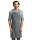 Artisan Collection by Reprime RP150 - Unisex Recycled Bib Apron - Gray Denim
