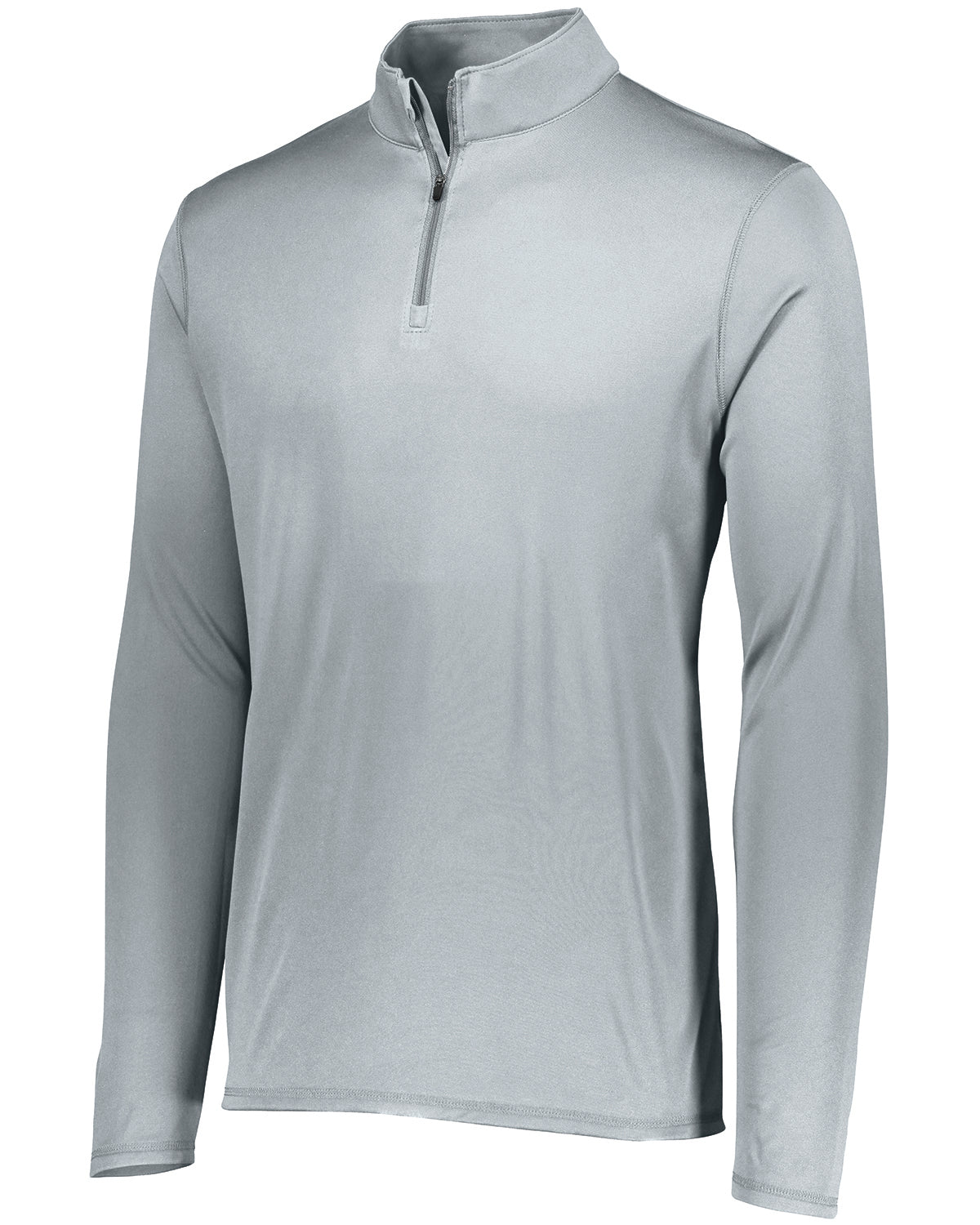 Unisex Attain Quarter-Zip Pullover - Silver