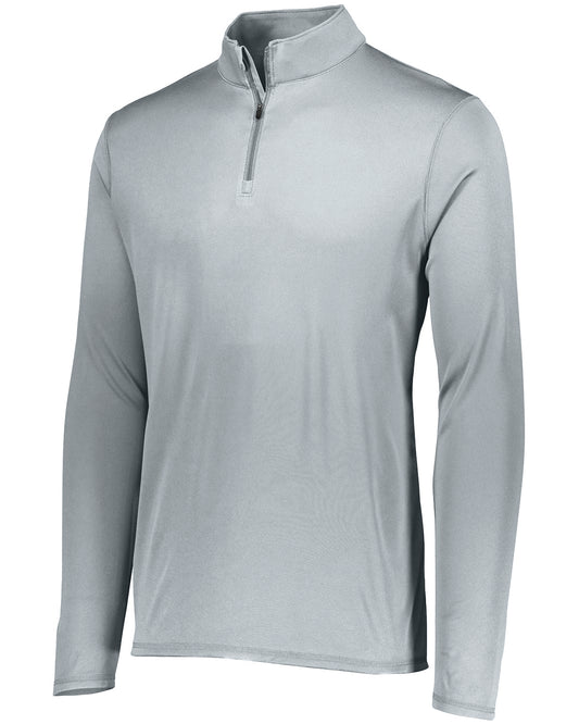 Unisex Attain Quarter-Zip Pullover - Silver
