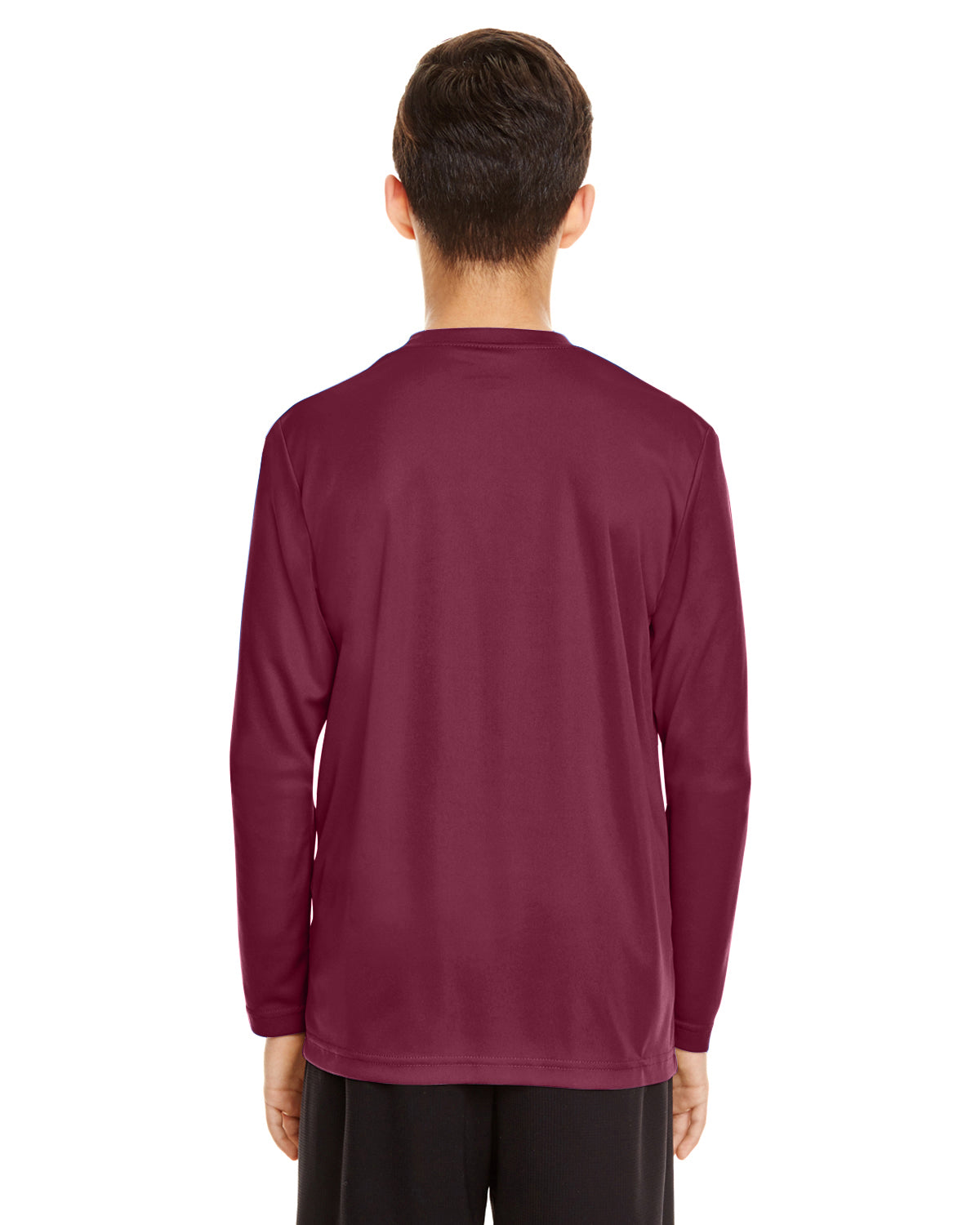 Youth Zone Performance Long-Sleeve T-Shirt - Sport Maroon