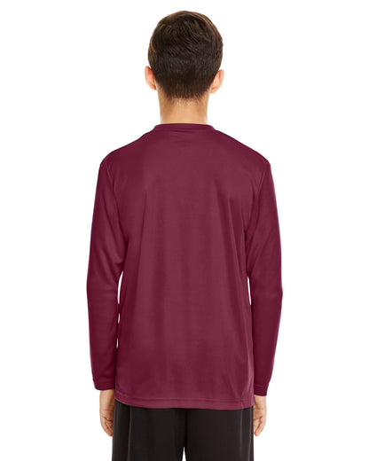 Youth Zone Performance Long-Sleeve T-Shirt - Sport Maroon