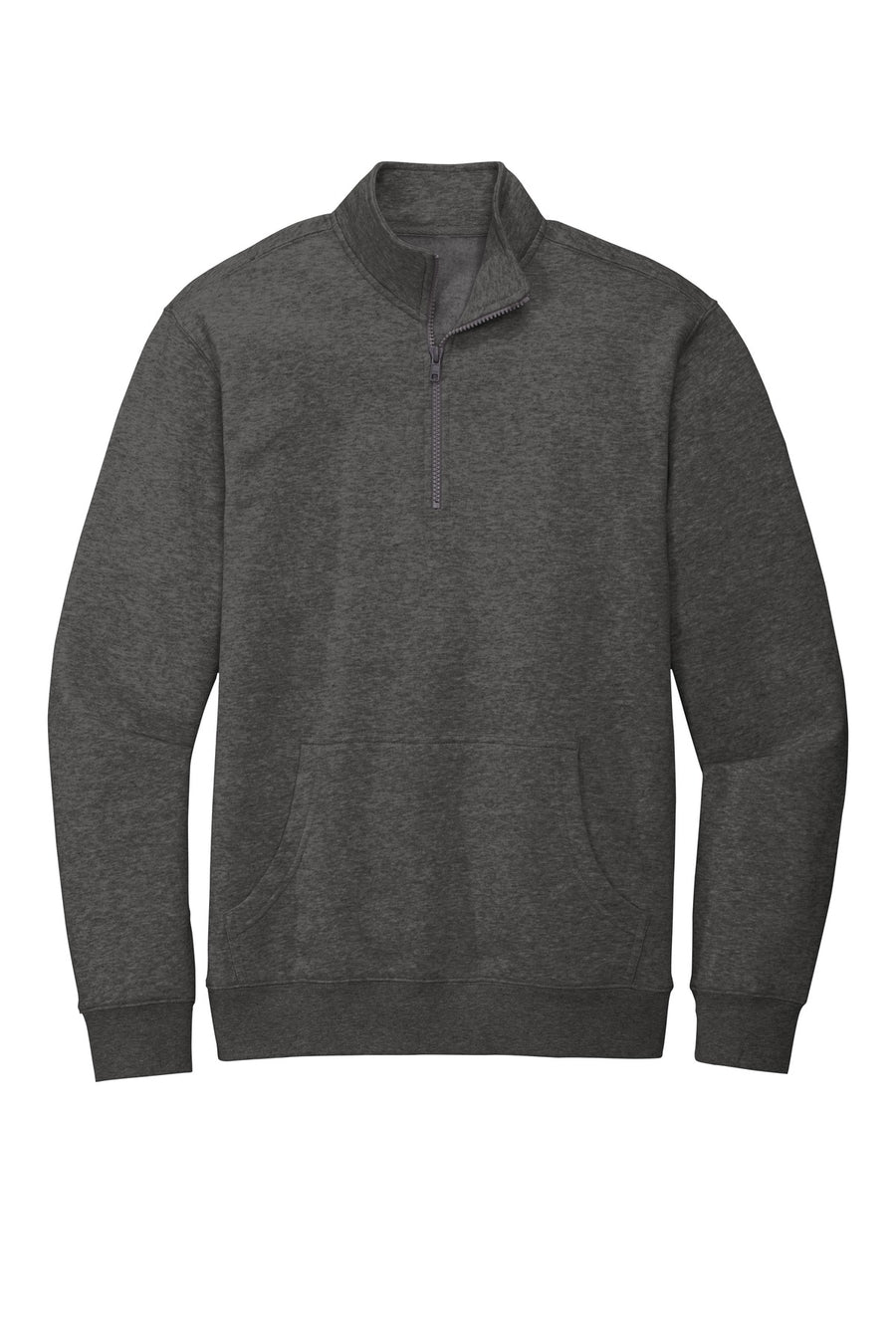 Unisex V.I.T. Fleece 1/4-Zip - Heather Charcoal